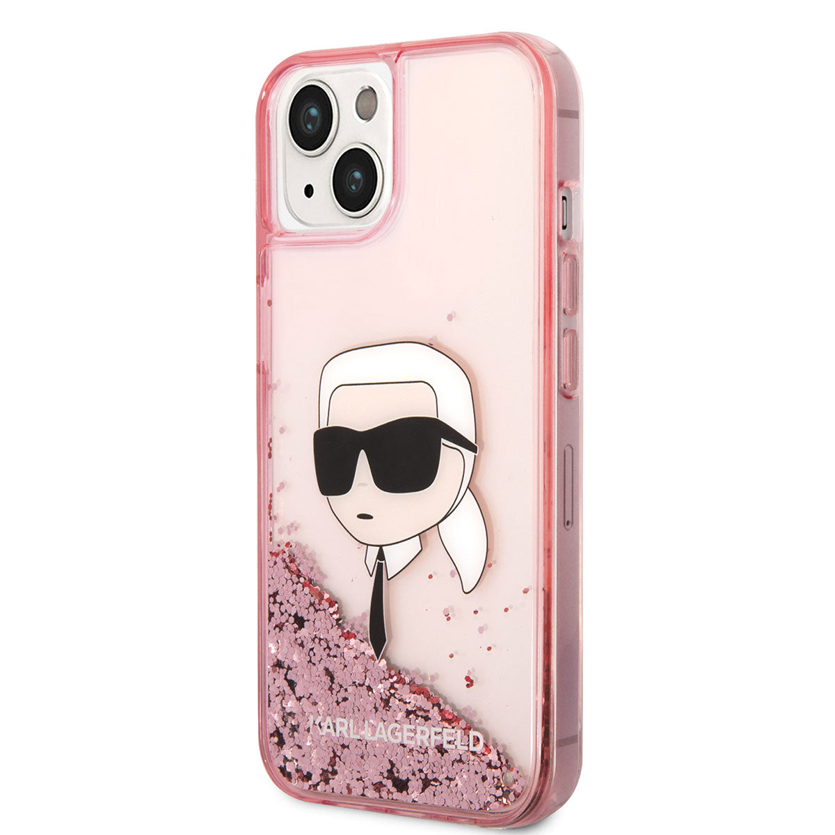 Karl Lagerfeld iPhone 14 Kılıf Sıvılı Simli Karl Head Dizayn Telefon Kılıfı - 2 Karl Lagerfeld iPhone 14 Kılıf Sıvılı Simli Karl Head Dizayn Telefon Kılıfı - 2
